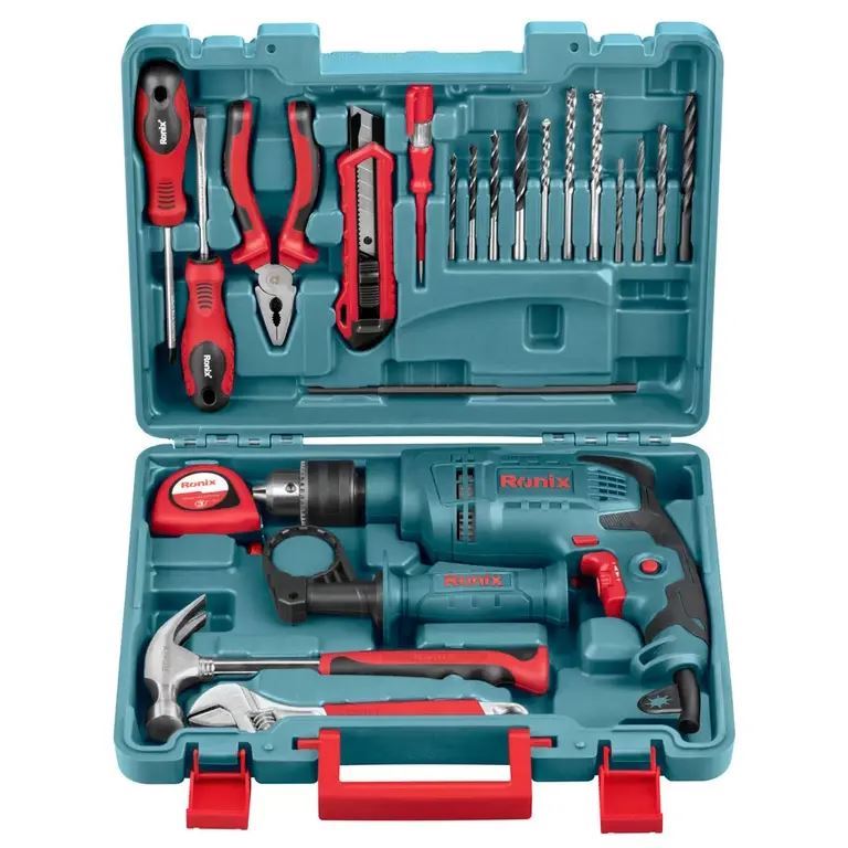 کیت کامل دریل و ابزار مدل RS-0001 رونیکس RONIX 