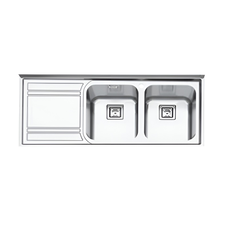 سینک ظرفشویی رو کار راست مدل PS-1175 پرنیان PARNIAN STEEL 