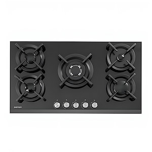 اجاق گاز 5 شعله شیشه ای مدل PB-5224 پرنیان PARNIAN STEEL