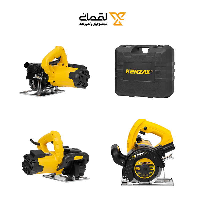 شیار زن دو تیغ 2000 وات 125 م.م مدل 3200 کنزاکس KENZAX 
