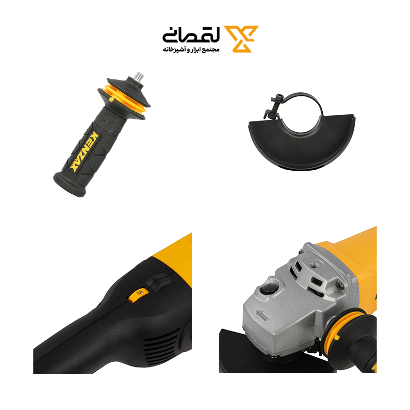 فرز مینی 1600 وات 125 م.م دیمردار مدل 3116 کنزاکس KENZAX 