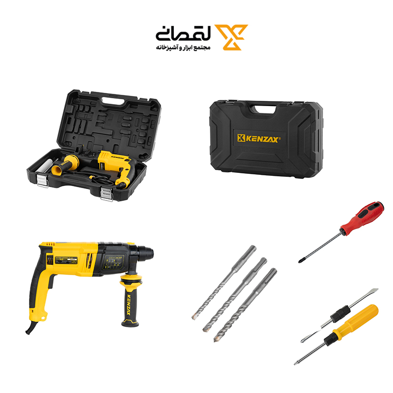 دریل بتن کن برقی 700 وات 24 م.م BMC مدل 2902 کنزاکس KENZAX 