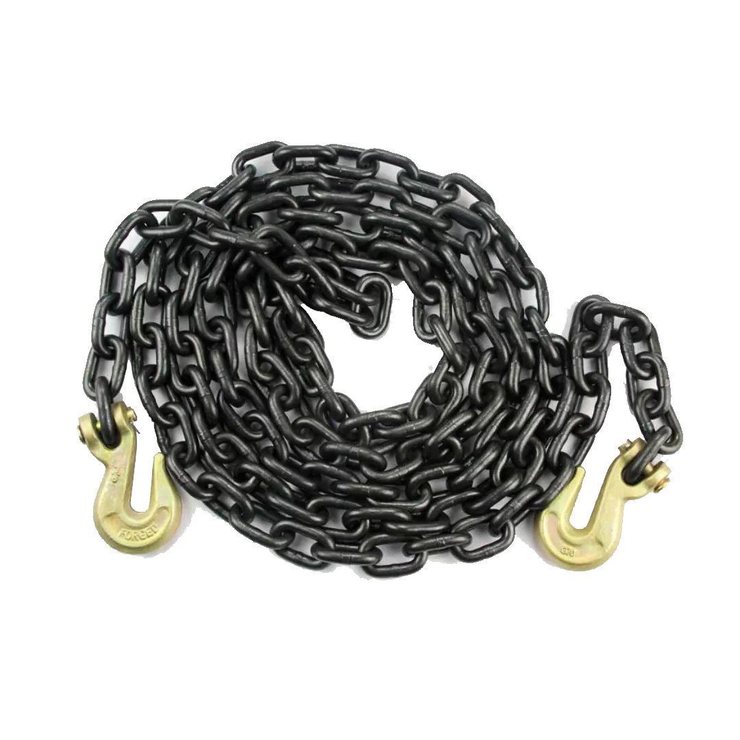زنجیر دو سر قلاب 8 سه متری مشکی	