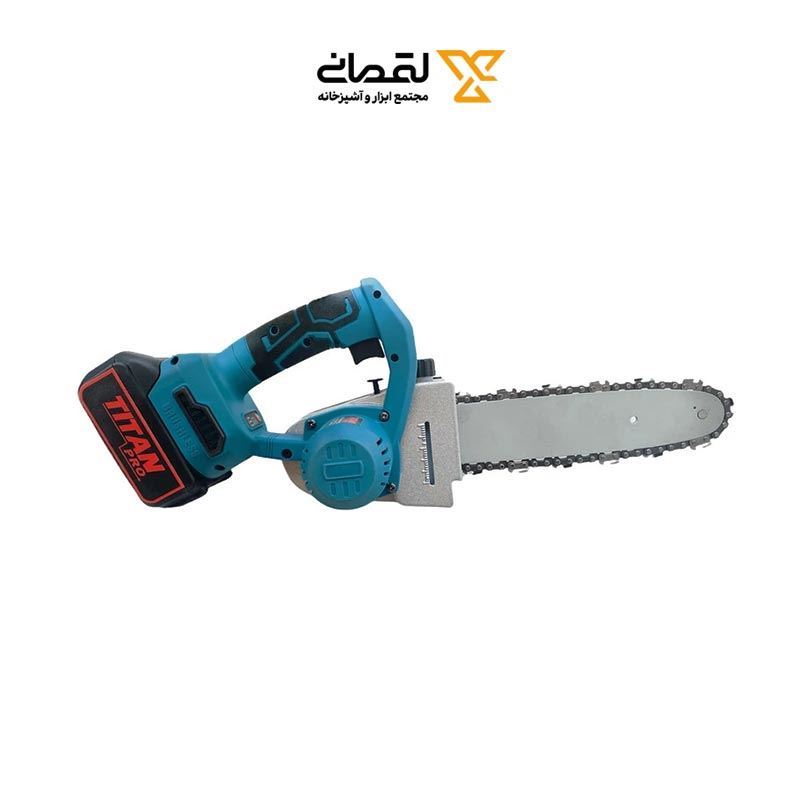 اره زنجیری شارژی 10 اینچ 21V  تیتان پرو TITAN لاله17*12     1*M51