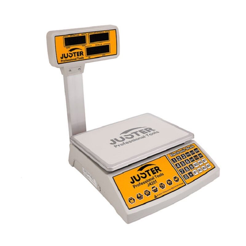 ترازو دیجیتال 40 کیلوگرمی علمک دار کد 4201 جاستر JUSTER 1* G71
