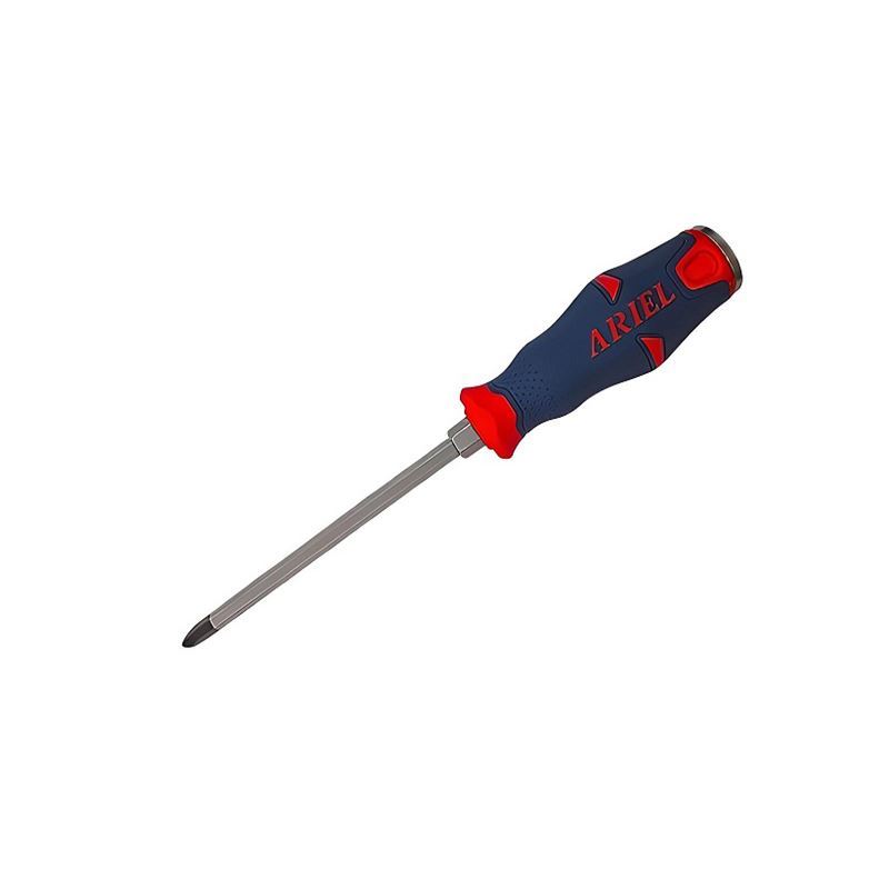 پیچ گوشتی چهار سو ضربه ای بلند  300*8 دسته فایبر ARIEL2 PH3.300 کد PZH3300 1*L33