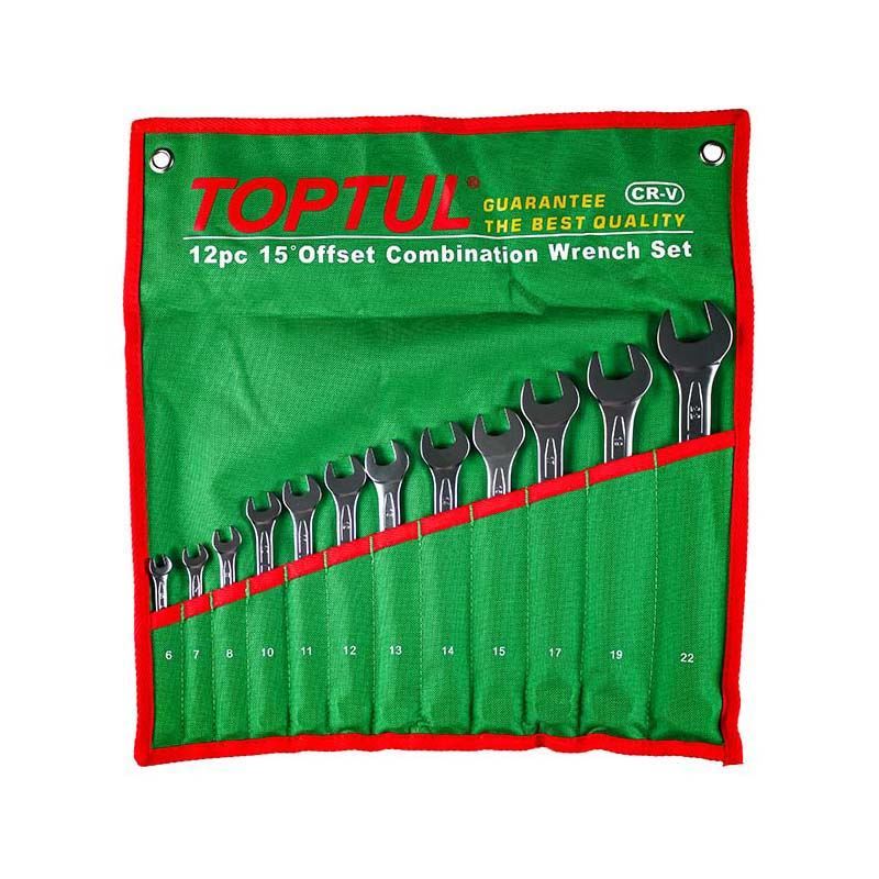ست آچار یکسر رینگی  12 عددی تاپ تول  TOPTUL کد GAAA1213 1*L61