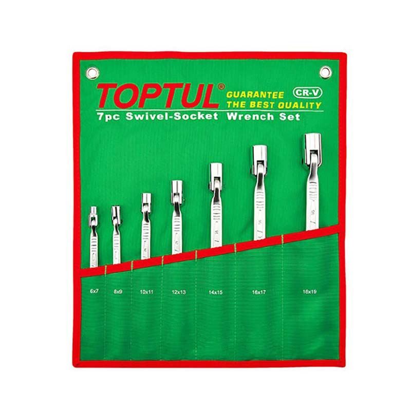 ست آچار دو سر بکس 7 عددی تاپ تول TOPTUL کد GAAA0704 1*L61