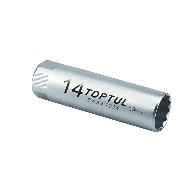 بکس تکی 3/8  اینچ 12 پر شمعی فنری سایز 14 تاپ تول کد BAAX1214 1*LX07/6