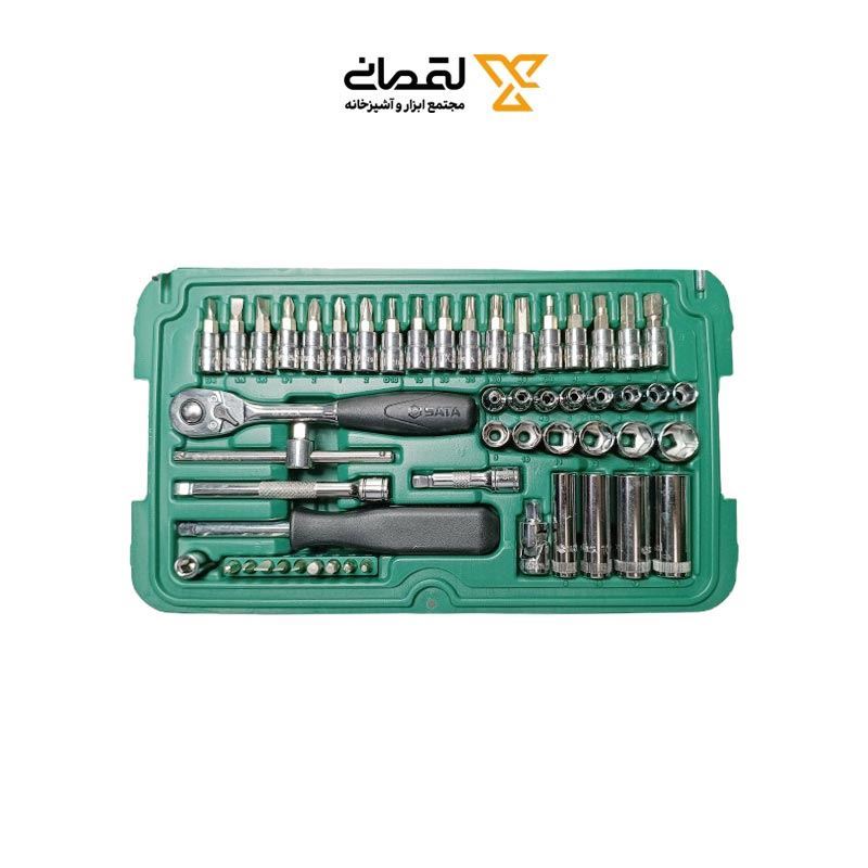 جعبه بکس 1/2 23 پارچه 6 پر کد ST09005SJ ساتا SATA 1*L61
