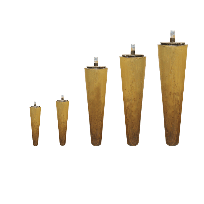 پایه میز مخروطی طرح چوب 75 سانتی 1*R19  بابونه12*12