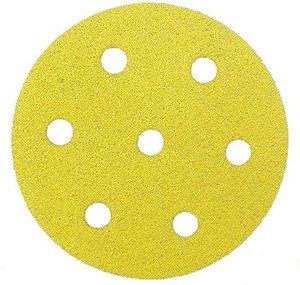 سنباده (اوربیتال) گرد پشت چسبدار 320 (قطر 150 ) 7 سوراخ CA پاس PAS