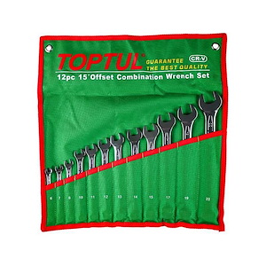 ست آچار یکسر رینگی  12 عددی تاپ تول  TOPTUL کد GAAA1213