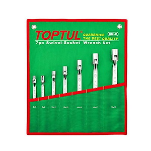 ست آچار دو سر بکس 7 عددی تاپ تول TOPTUL کد GAAA0704