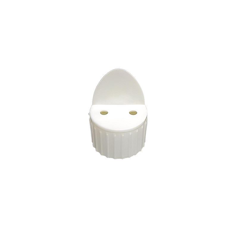پایه کابینتی تخم مرغی یکطرفه سفید کد P71  باربد 1*Z04/3