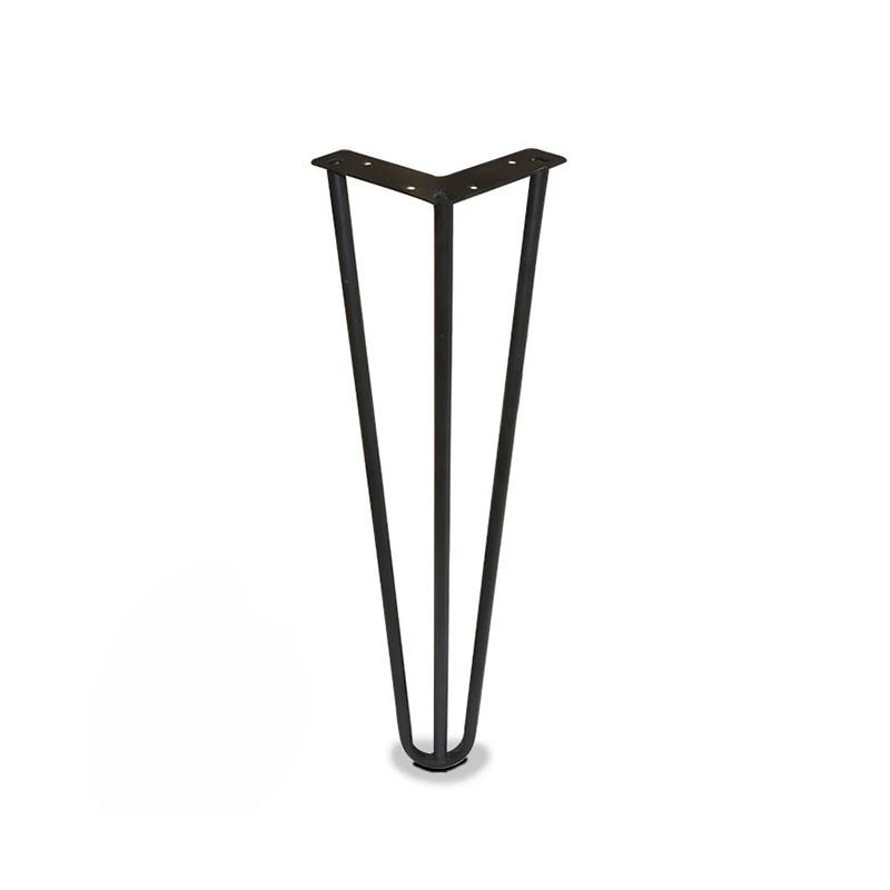 پایه میز سنجاقی مشکی 30 سانتی	