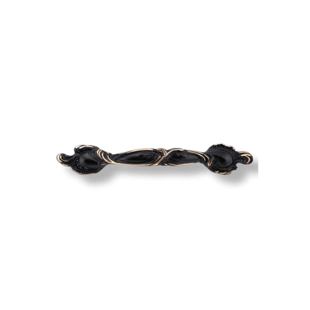 دستگیره کابینتی دو پیچ مشکی براق 128-302 موندو (S.A) 1*AX01/5
