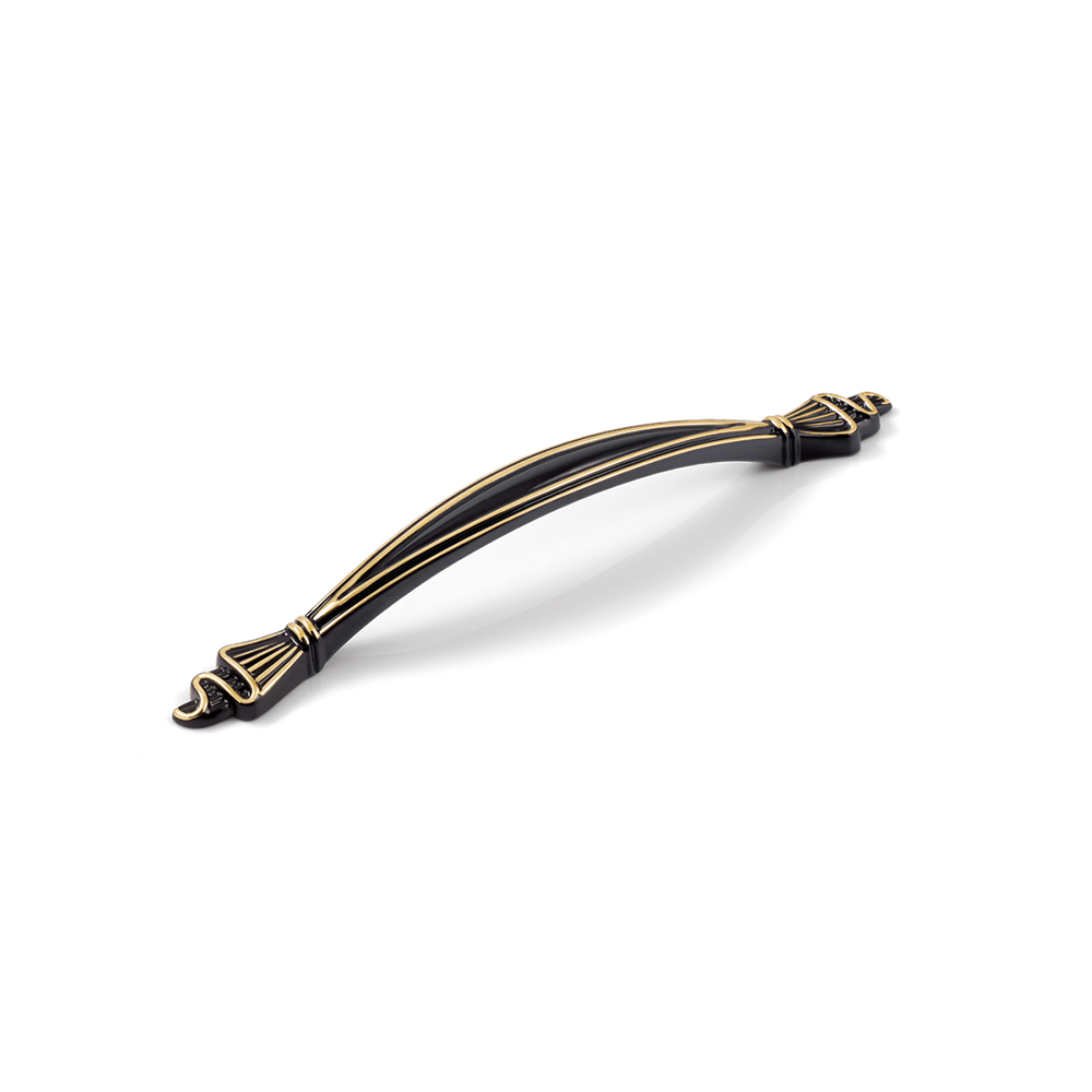 دستگیره کابینتی دو پیچ طلایی مشکی H1628-96 پرایم (S.A) 1*B24