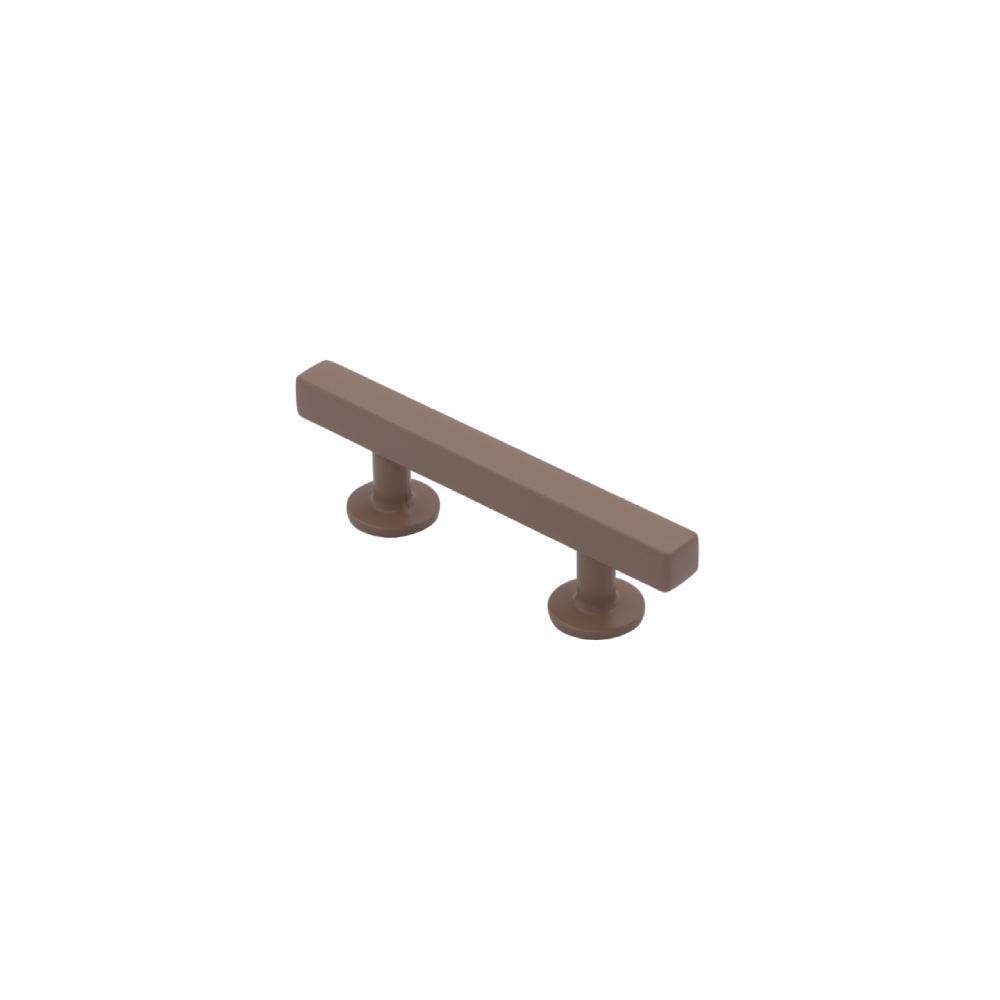 دستگیره کابینتی دو پیچ مدل PILLAR سایز 64 CARAMEL زئوس ZEUS 1*H82
