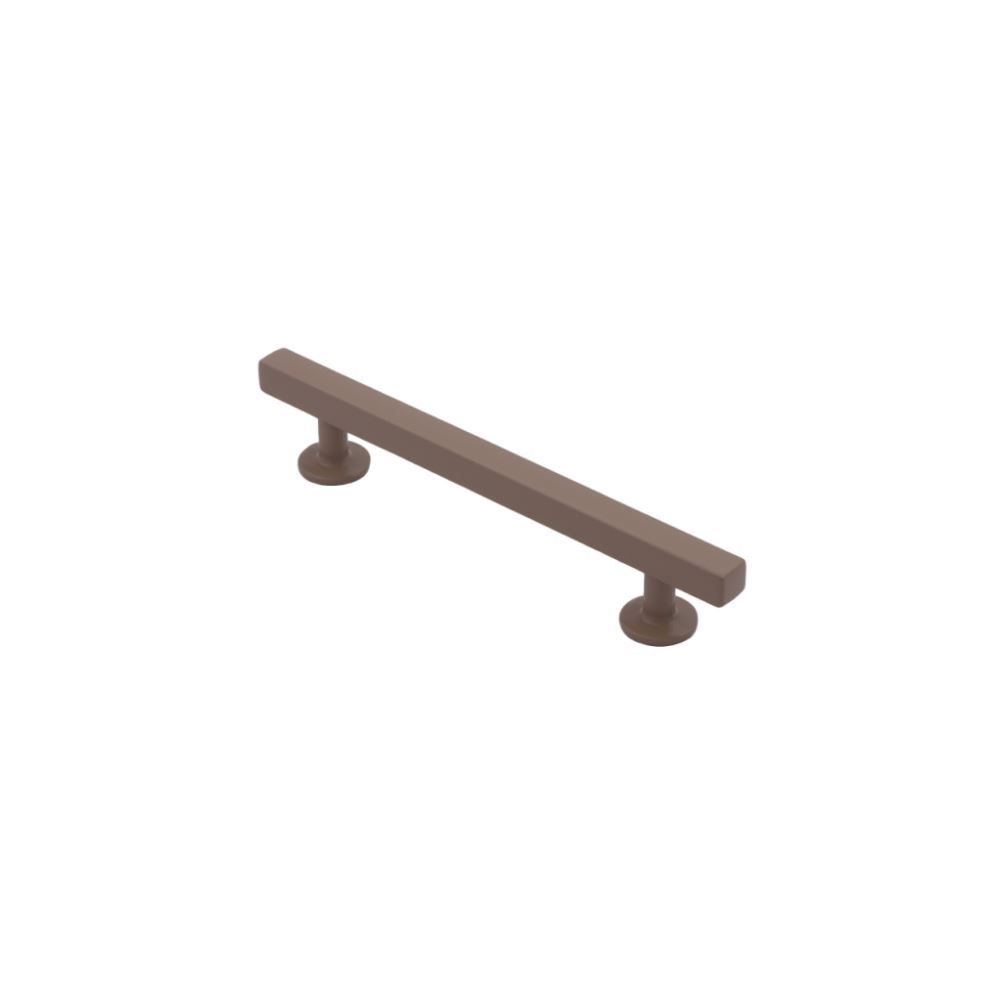 دستگیره کابینتی دو پیچ مدل PILLAR سایز 128 CARAMEL زئوس ZEUS 1*H82