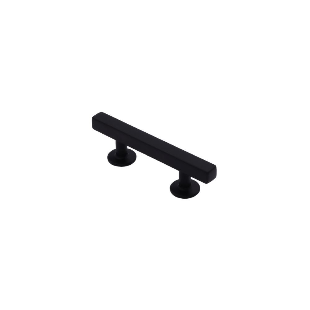 دستگیره کابینتی دو پیچ مدل PILLAR سایز 64 Black زئوس ZEUS 1*H82