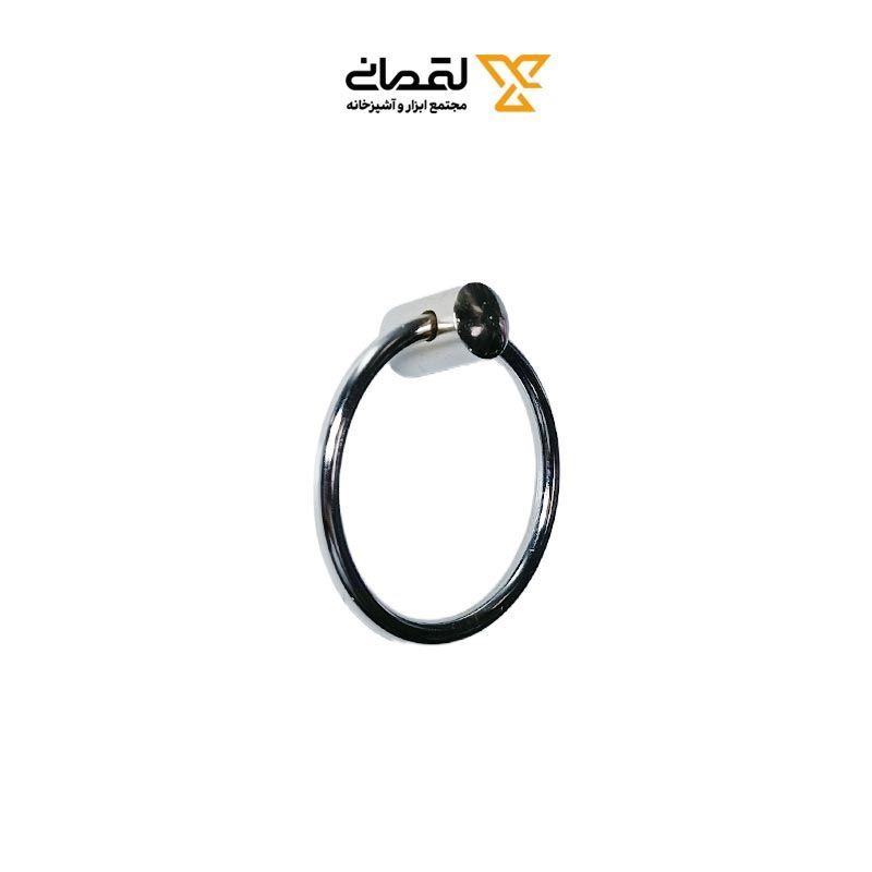 دستگیره تک پیچ آویز فانتزی کروم براق B62 CP S.A باربد	