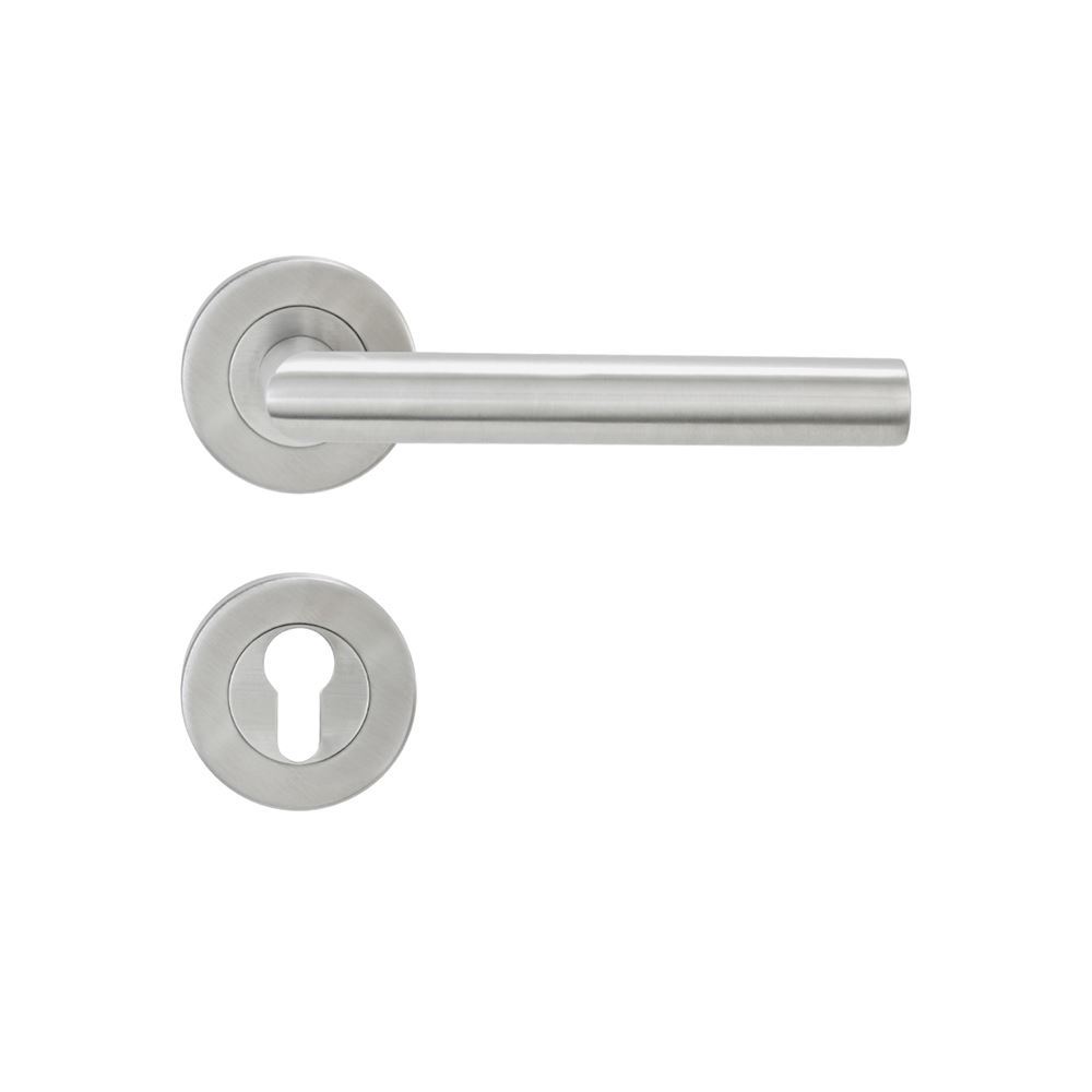 دستگیره روزت سوییچی استیل بیمارستانی  سیلور  SS1502 R پرایم C53*1  بابونه3*12