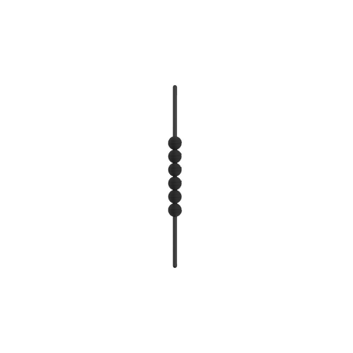 دستگیره کابینتی HTN مدل PETRA کد EKS3041-128-350 مشکی مات 1* H62