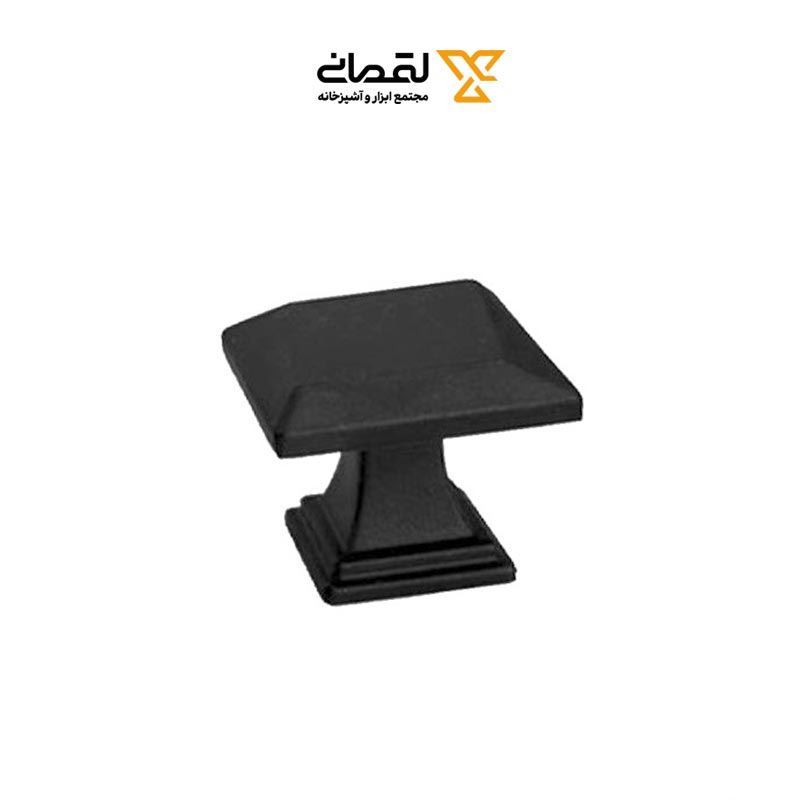 دستگیره کابینتی تک پیچ مشکی سوپر مات T300 ساتیدا SATIDA	