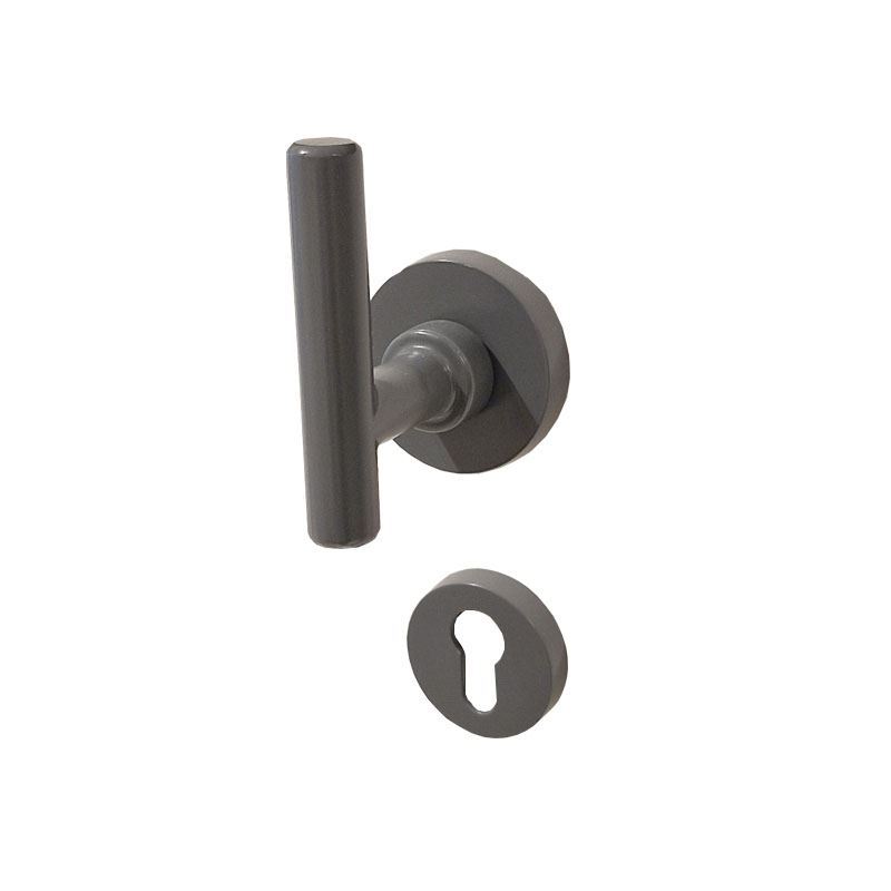دستگیره روزت گرد سوییچی مدل DARK GRAY STEEPLE زئوس ZEUS	