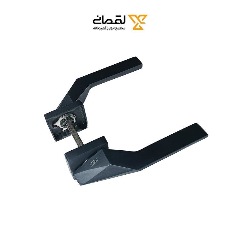 دستگیره روزت مربع سوییچی مشکی کد A26 آذر بیست A33/2*1