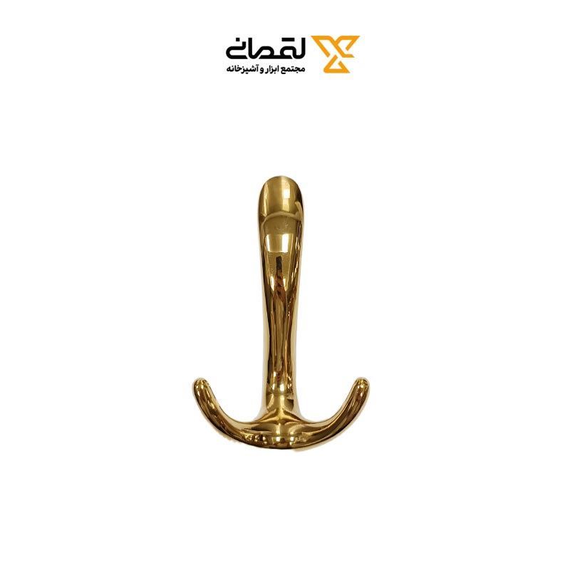 قلاب لباس طلایی براق کد 204T برونتیل BRONTEEL 1* G82