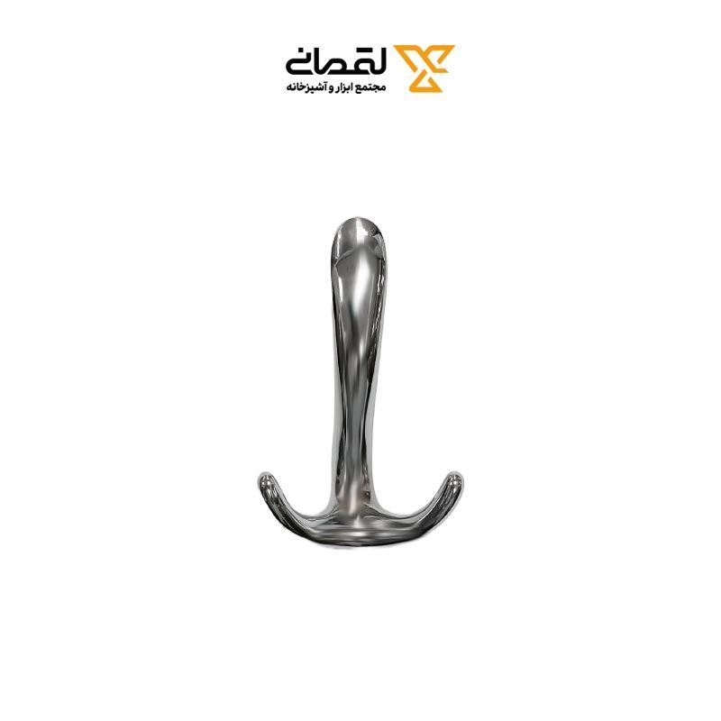 قلاب لباس کروم براق کد 204C برونتیل BRONTEEL 1* G83    بابونه 14*12