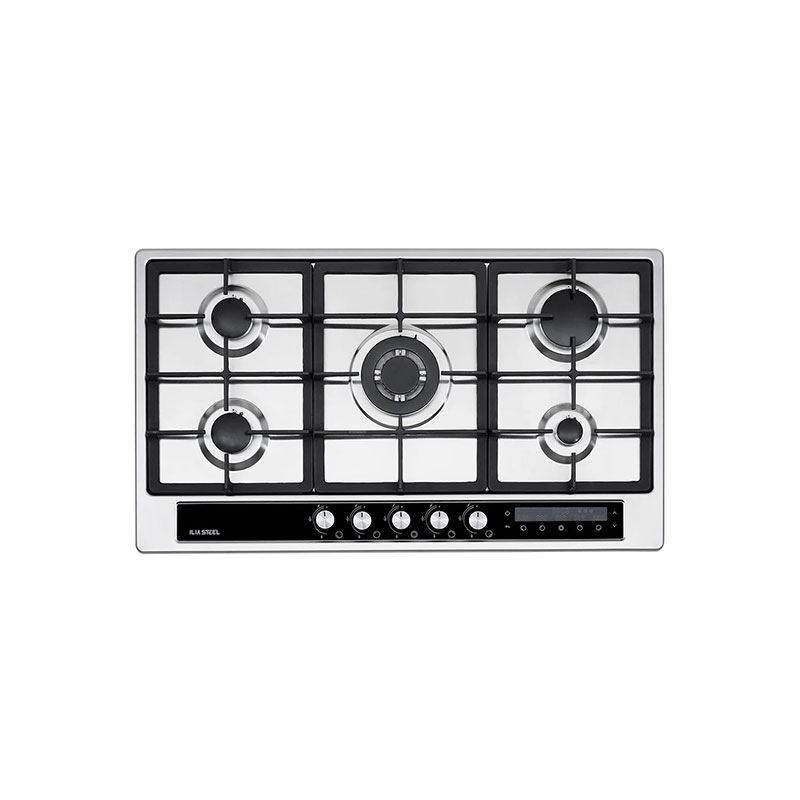 اجاق گاز استیل 5 شعله مدل S512D ایلیا استیل ILIA STEEL	
