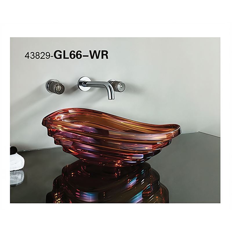سنگ روشویی شرابی 500*360*160 مدل GL66-WR-PI مرآس MERASSE (به سفارش اروپا) لاله14*12