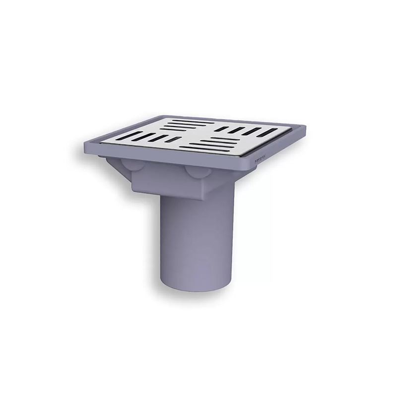 کفشور مشبک 10*10 س.م زیر پلاستیکی استیل مات کد CC10SM سارانیک SARANIC	