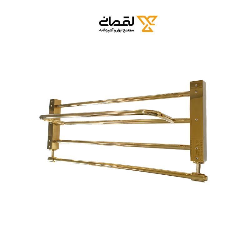 جا حوله دیواری طلایی آتریسا SKY کد 99408 1*H21