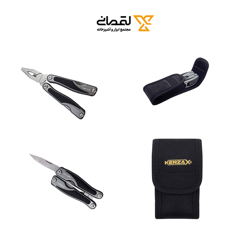 انبر دست 14 کاره ضد زنگ استیل مدل 9044 کنزاکس KENZAX 