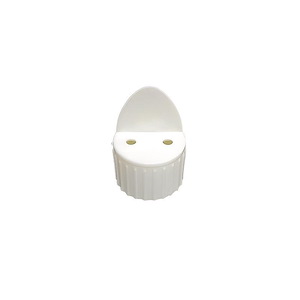 پایه کابینتی تخم مرغی یکطرفه سفید کد P71  باربد