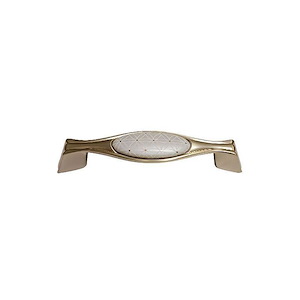 دستگیره کابینتی دو پیچ  طلایی مات 143-128 BRASS S.A رد RED