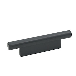دستگیره کابینتی دو پیچ مدل HARMONY سایز 64 DARK GRAY زئوس ZEUS