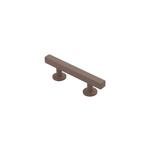 دستگیره کابینتی دو پیچ مدل PILLAR سایز 64 CARAMEL زئوس ZEUS