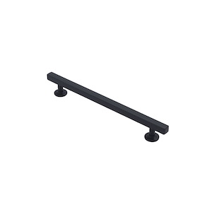 دستگیره کابینتی دو پیچ مدل PILLAR سایز 192 DARK GRAY زئوس ZEUS