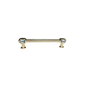 دستگیره کابینتی دو پیچ طلایی 214-128  KGP رد RED