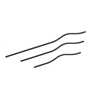 دستگیره کابینت مشکی مدل S250-600 ساتیدا SATIDA