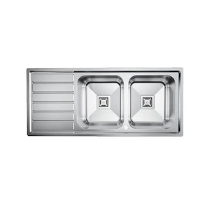 سینک ظرفشویی روکار راست مدل 1075 ایلیا استیل ILIA STEEL