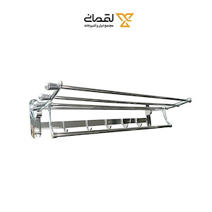 جا حوله آویز تاشو کروم 60 سانت آتریسا SKY مدل C009