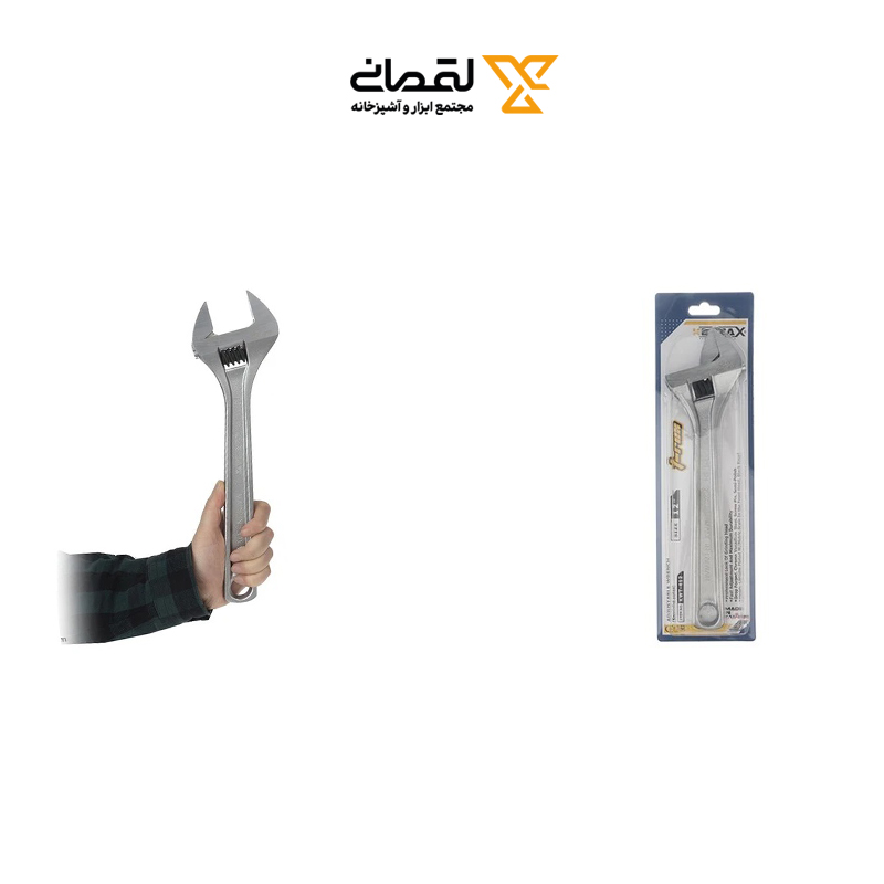 آچار فرانسه 12 اینچ مدل KWT-412 کنزاکس KENZAX 