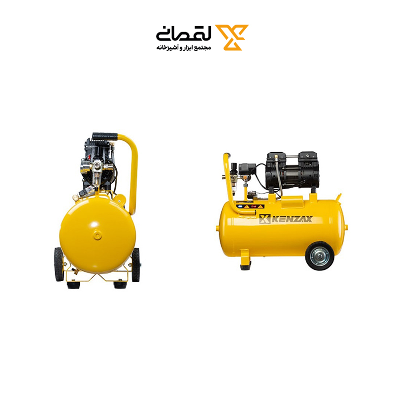 کمپرسور هوا 50 لیتری 2 اسب 2 سیلندر مدل 5451P کنزاکس KENZAX 