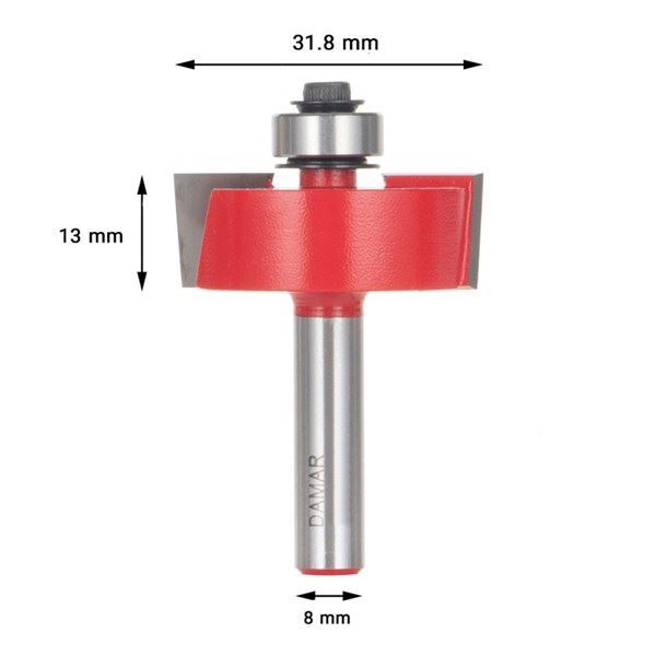 تیغ فرز نجاری (تیغ دوراهه) کد DM703183 دامار DAMAR	